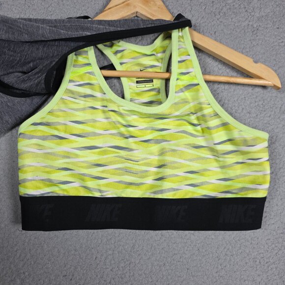 Nike Dri-Fit Racerback Tank Top with Sports Bra Large Loose Athleisure 643314 - Picture 5 of 10